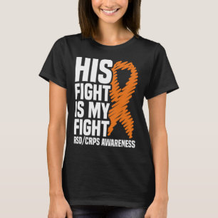 T-shirt Sa Lutte Ma Lutte Orange Ribbon Rsdcrps Sensibilis