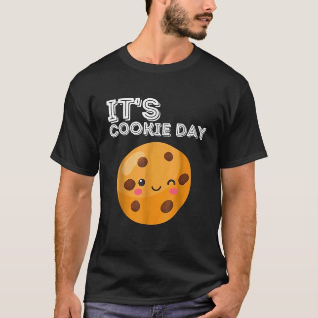 T-shirt sa puce chocolatée nationale de la Journée du Cook (Devant)