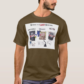 T-shirt sa science toujours ensoleillée est un menteur