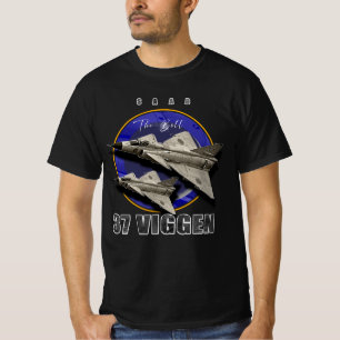 T-shirt Saab 37 Viggen Swedish Multi Combat Aircraft
