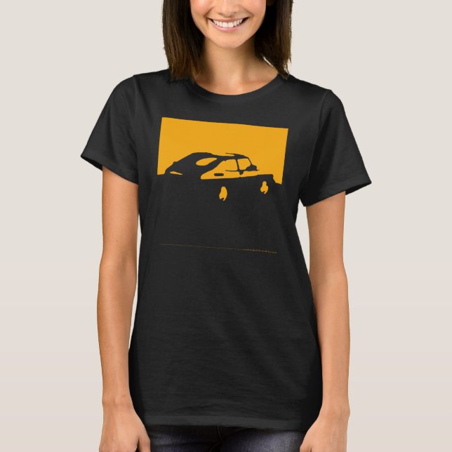 T-shirt Saab 900 SPG/Aero - jaunissez sur la chemise (Devant)