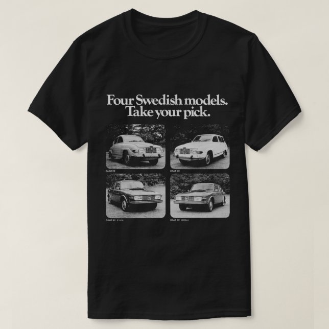 T-SHIRT SAAB 96 SAAB 99 (Design devant)