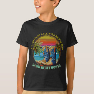 T-shirt Sable Dans Mes Boots Fan De Musique Country