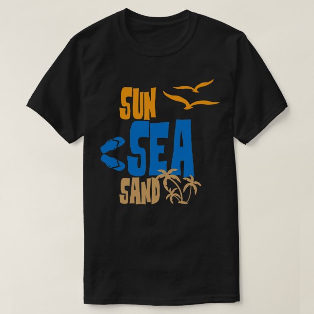 T-SHIRT SABLE DE MER (Design devant)