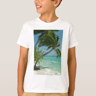 T-shirt Sable de plage Tropical Sable Eau Soleil Océan Vag