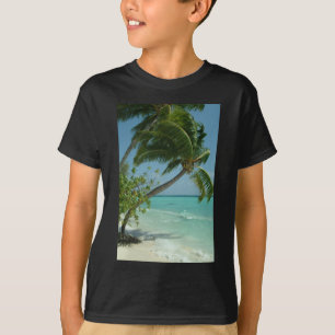 T-shirt Sable de plage Tropical Sable Eau Soleil Océan Vag