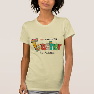 T-shirt Sable Nous avons besoin de vous enseigner personna