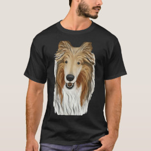 T-shirt Sable Rough Collie Chien