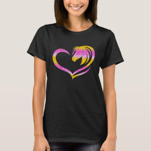T-shirt Sabots de cheval d'amour cœurs Joyeuse Saint-Valen