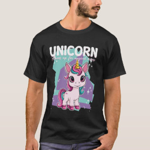 T-shirt Sabots de licorne levés pour des mouvements magiqu