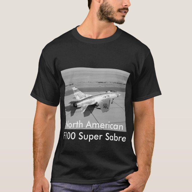 T-shirt Sabre F-100 superbe (Devant)