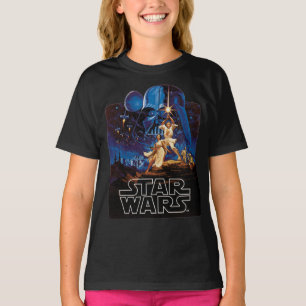 T-shirt Sabre laser de Luke Skywalker édition vintage