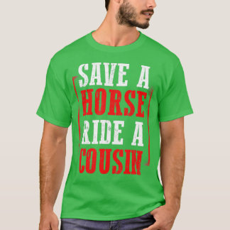 T-shirt Sac À Cou Dit Sauver Un Cheval Faire Un Tour À Cou