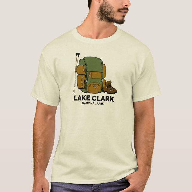 T-shirt Sac à dos du parc national Lake Clark (Devant)