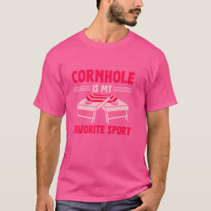 T-shirt Sac à haricots Drôle Femmes Cornhole Corn Hole Cor