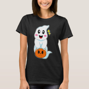 T-shirt Sac à main Ghost Halloween Citrouille