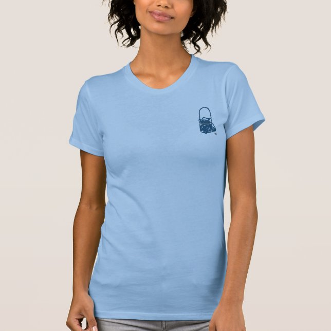 T-shirt Sac bleu (Devant)