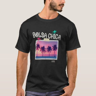 T-shirt Sac Chica Californie Rétro Surfeur Vintage Plage