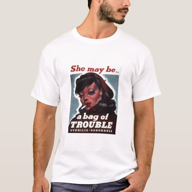 T-shirt Sac de problème (Devant)