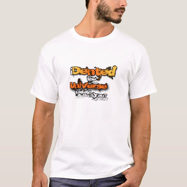 T-shirt Sac fourre-tout audacieux à univers de bosselure (Devant)
