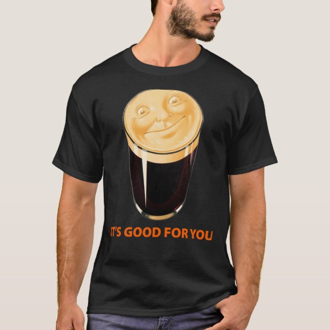 T-shirt Sac fourre-tout de parodie de guinness (Devant)