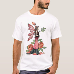 T-shirt Sac fourre-tout Gothic Red Rose Fairy par Molly Ha