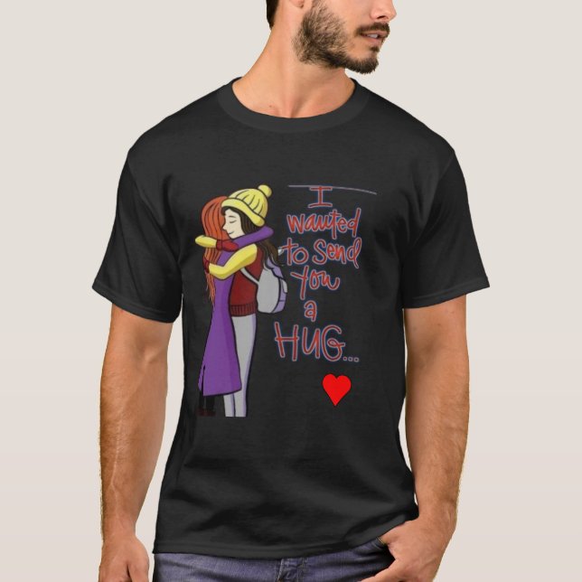 T-shirt Sachez-vous un câlin (Devant)