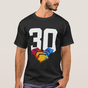 T-SHIRT SACK TOSS NUMÉRO 30 ANS CORNHOLE 30E ANNIVERSAIRE