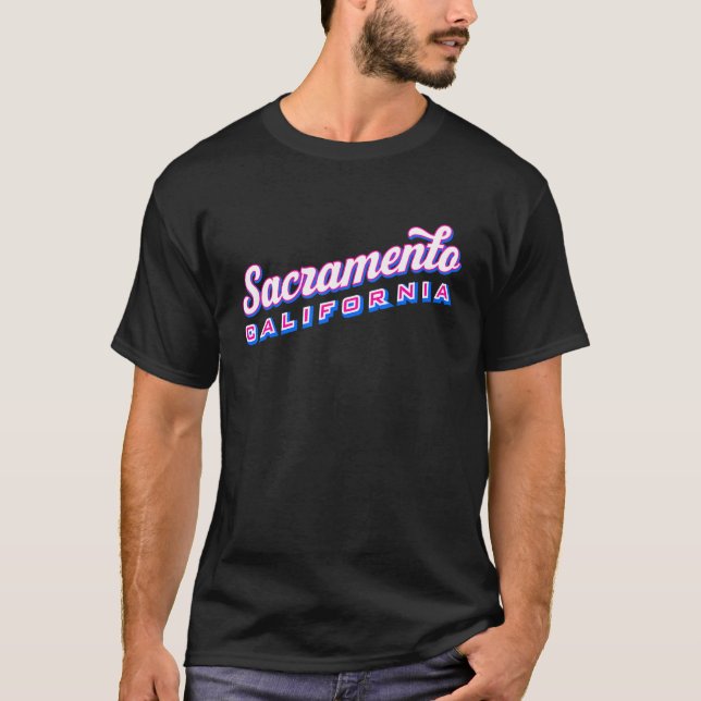 T-shirt Sacramento CA (Devant)