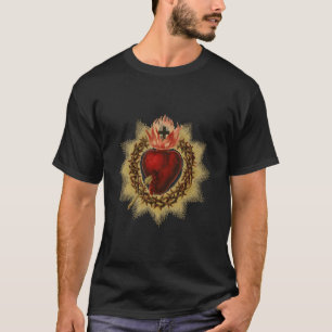 T-shirt Sacré Il Dans La Couronne D'Épines