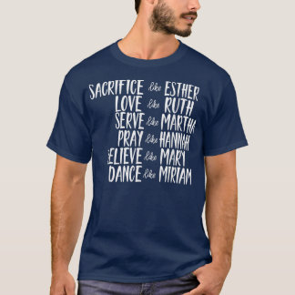 T-shirt Sacrifice Mens Comme Esther Christian Bible Love P