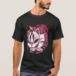 T-shirt Sad Geisha Masque mignonne Belle conception amusan