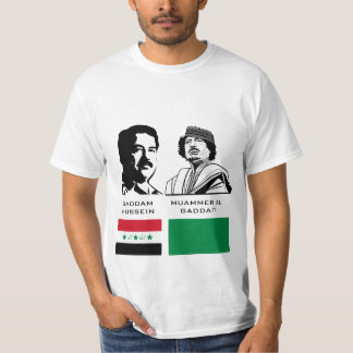T-shirt Saddam et Kadhafi