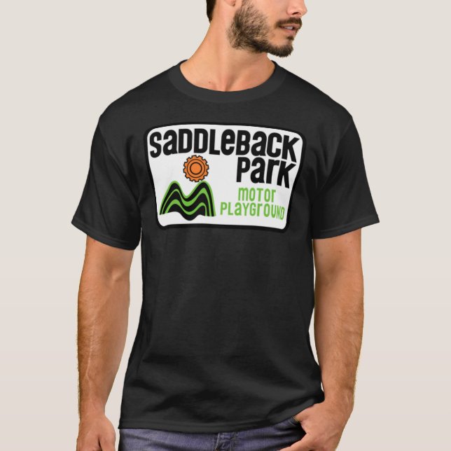 T-shirt Saddleback Park Moteur Logo de terrain de jeu (cou (Devant)