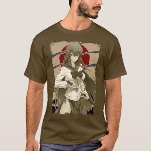 T-shirt Saeko Busujima High School of Dead HOTD Retro L