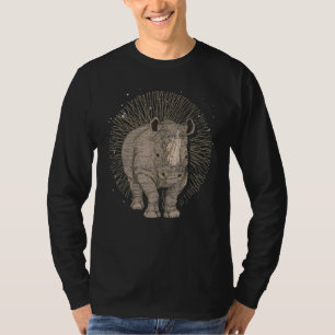 T-shirt Safari Afrique Animal Pachyderme Rhinocéros Rhino