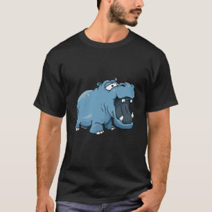 T-shirt Safari animal Hippo visage pour enfants