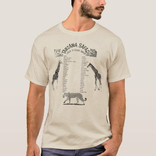 T-shirt Safari de la Tanzanie