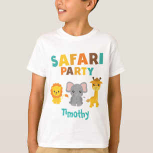 T-shirt Safari fête anniversaire Boy