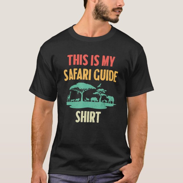 T-shirt Safari Guide Safari Nature Fanatique Zookeeper (Devant)