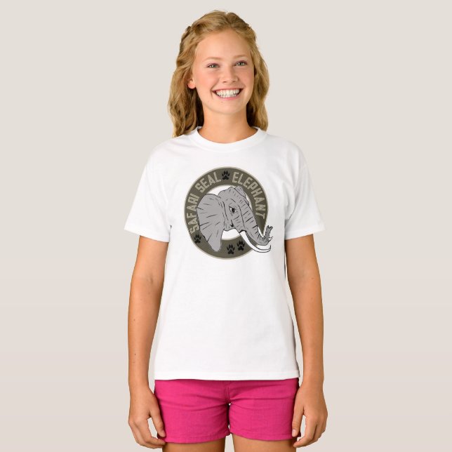 T-shirt Safari Seal Elephant Edition (Devant entier)