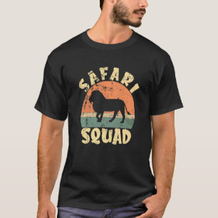 T-shirt Safari Squad Wild Animal Jungle Afrique Zoo Animal