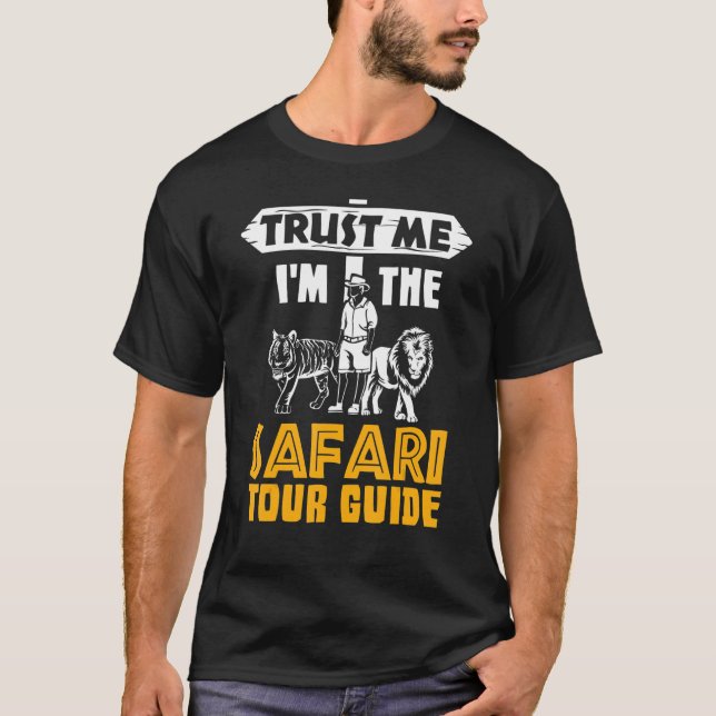 T-shirt Safari Tourist Animaux sauvages Safari Animaux Saf (Devant)