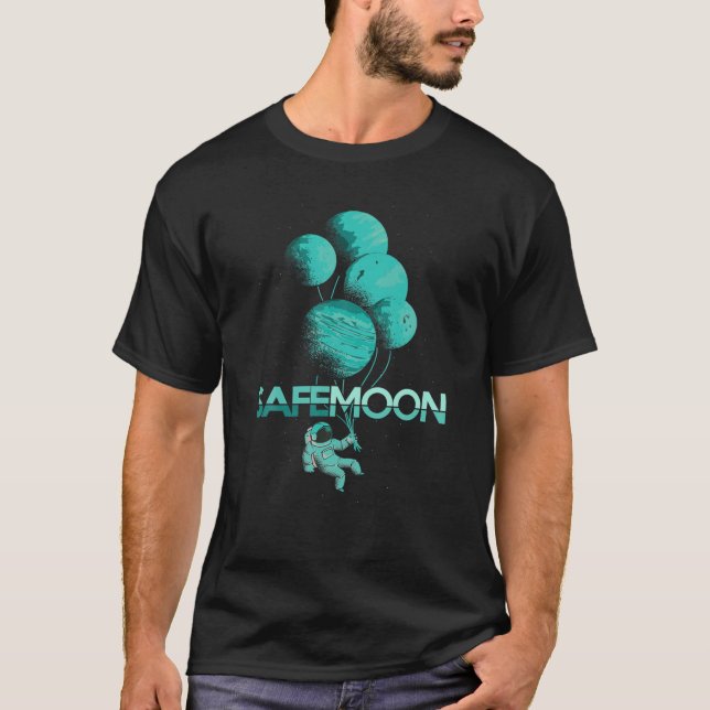T-shirt SAFEMOON Crypto CryptoCurrency Blockchain Investis (Devant)