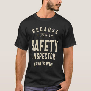 T-shirt Safety Inspector Occupation