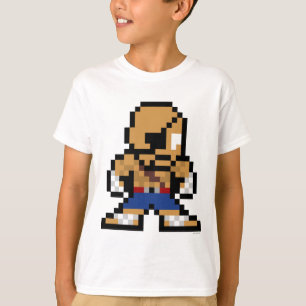 T-shirt Sagat à 8 bits