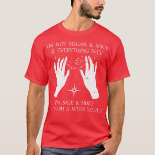 T-shirt Sage And Hood Sorcière Halloween