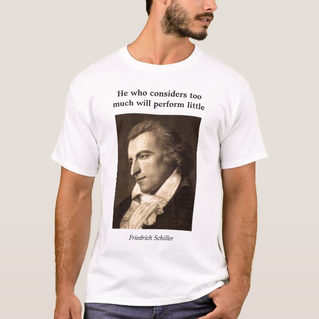 T-shirt Sagesse de Friedrich Schiller - représentation (Devant)