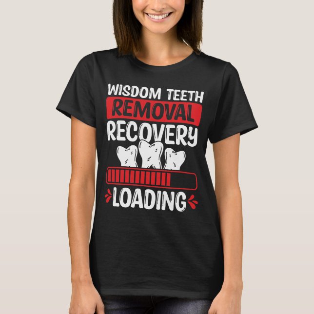 T-shirt Sagesse Dents Élimination Sagesse Dent Survivant (Devant)