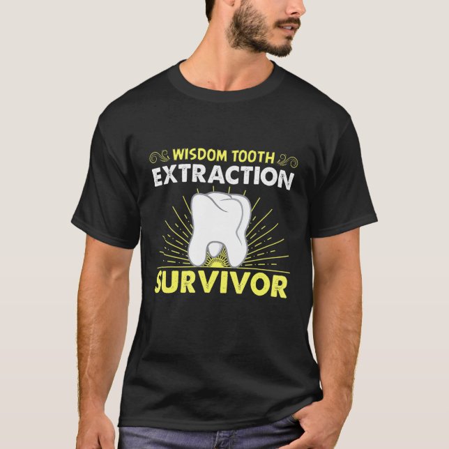 T-shirt Sagesse Extraction dentaire Assistante dentaire De (Devant)